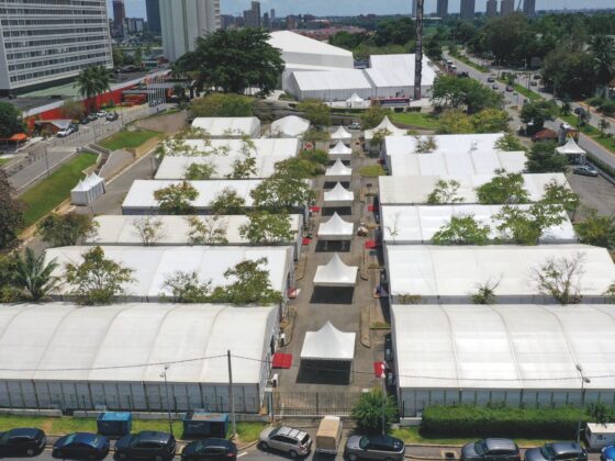 Architectures éphémères (Pavillons et Stands d'Exposition VVIP) déployées par AYUF Holding à l'occasion de la COP15 Abidjan 2022