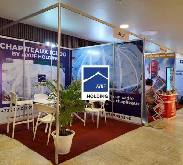 Ayuf Holding Côte d’Ivoire – expert en bâtiments modulaires, structures temporaires et solutions événementielles