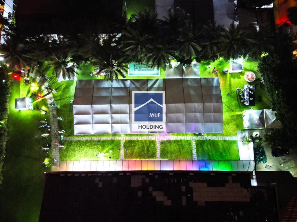 Ayuf Holding Côte d’Ivoire – expert en bâtiments modulaires, structures temporaires et solutions événementielles