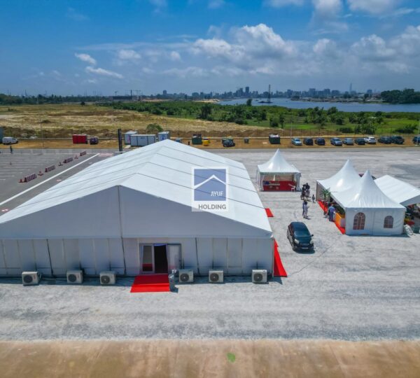 Ayuf Holding Côte d’Ivoire – expert en bâtiments modulaires, structures temporaires et solutions événementielles