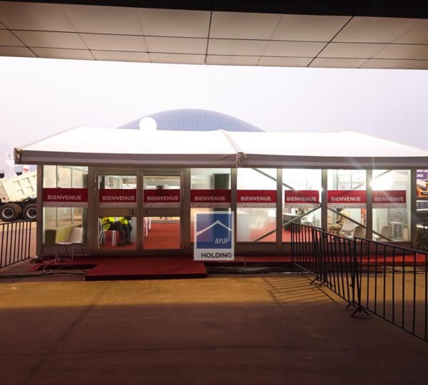 Ayuf Holding Côte d’Ivoire – expert en bâtiments modulaires, structures temporaires et solutions événementielles